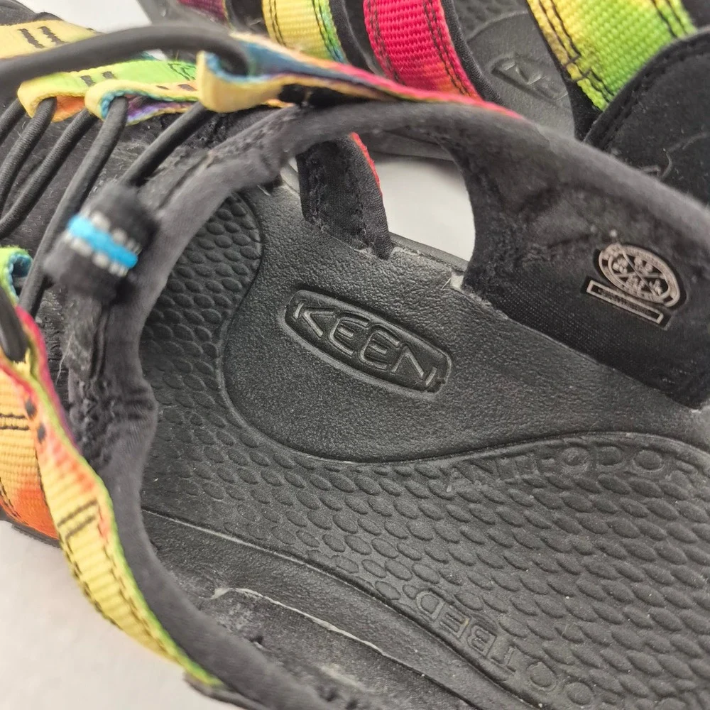 KEEN Newport H2 Sandals Womens 8.5 Multicolor Tie Dye Waterproof Hiking Shoes - Picture 7 of 8